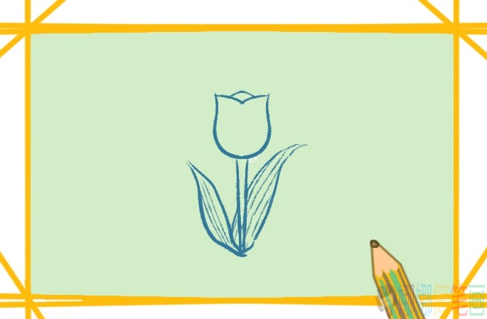 美丽的花朵简笔画-3