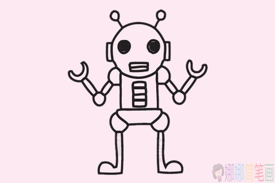 机器人简笔画组图-1