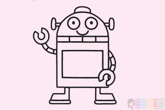 机器人简笔画组图-3