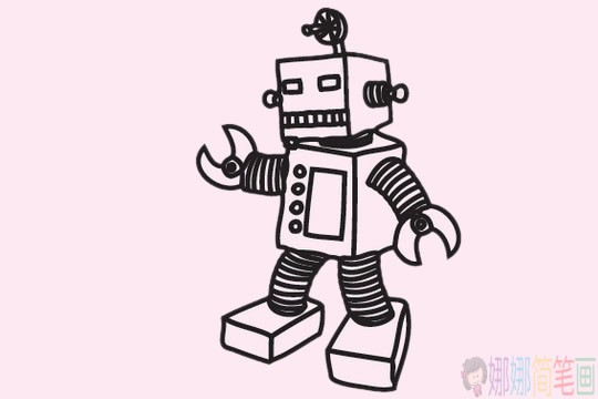 机器人简笔画组图-4