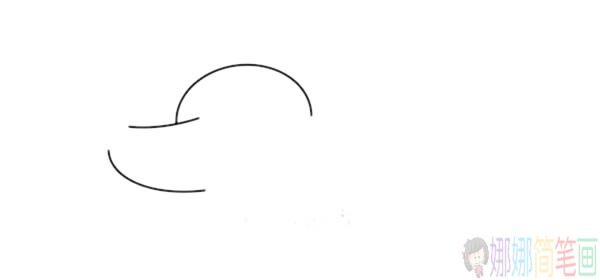 大灰狼儿童简笔画-2