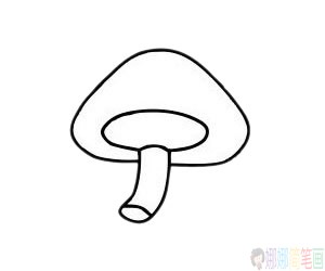 蘑菇怎么画,蘑菇儿童画-5