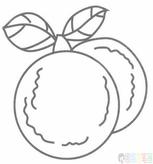 杨梅简笔画,杨梅怎么画-1