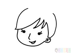 护士幼儿简笔画画法-4