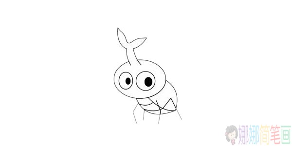 屎壳郎简笔画可爱,屎壳郎简笔画简单画法-1