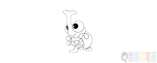 屎壳郎简笔画可爱,屎壳郎简笔画简单画法-6