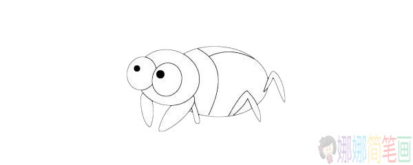 屎壳郎简笔画可爱,屎壳郎简笔画简单画法-10