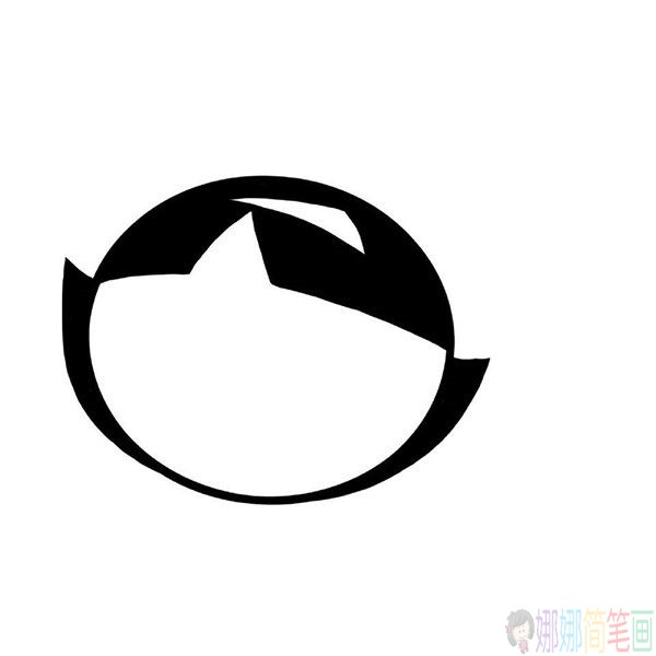 飞天小女警简笔画,可爱的飞天小女警毛毛简笔画手把手画法教程-3