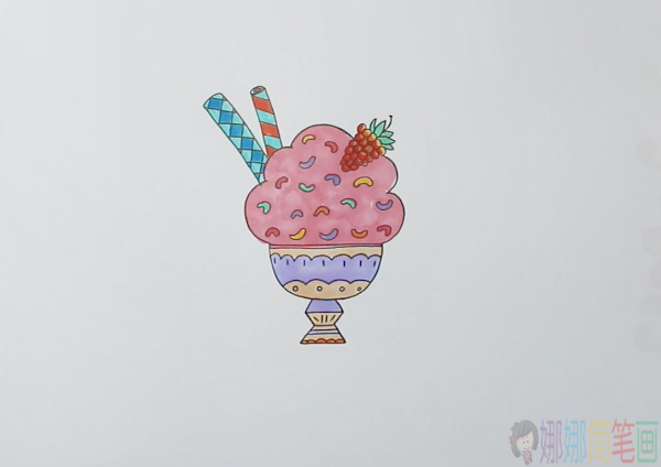 冰淇凌简笔画,冰淇凌怎么画-5