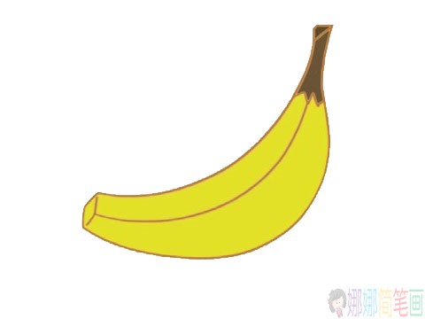 各种水果香蕉简笔画图片-2