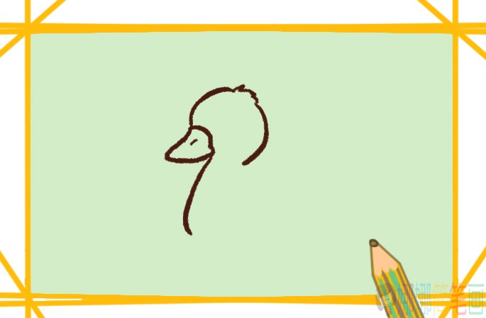 可爱的鸭宝宝涂色简笔画要怎么画-3