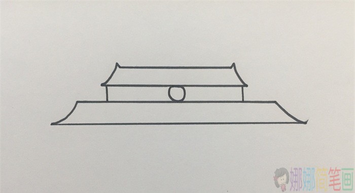 天安门儿童简笔画-2