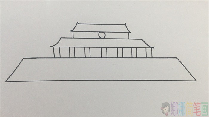 天安门儿童简笔画-3