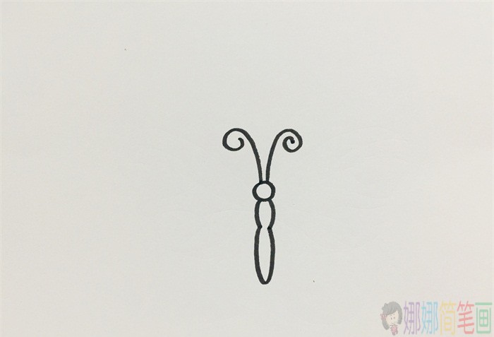 彩色蝴蝶简笔画,少儿绘画蝴蝶-2