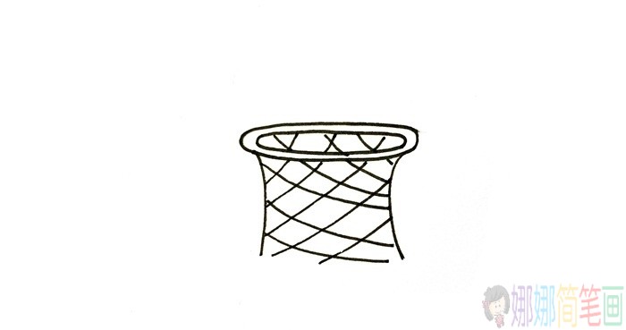 篮球架简笔画,篮球架怎么画-2