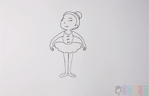 舞蹈家简笔画,舞蹈家怎么画-3