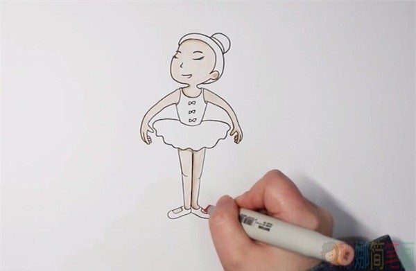 舞蹈家简笔画,舞蹈家怎么画-4