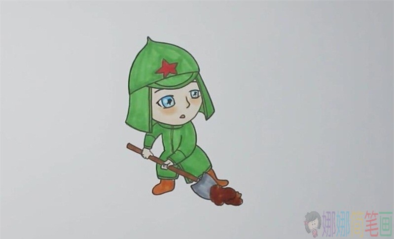 保尔柯察金简笔画,钢铁是怎样炼成的简笔画-1