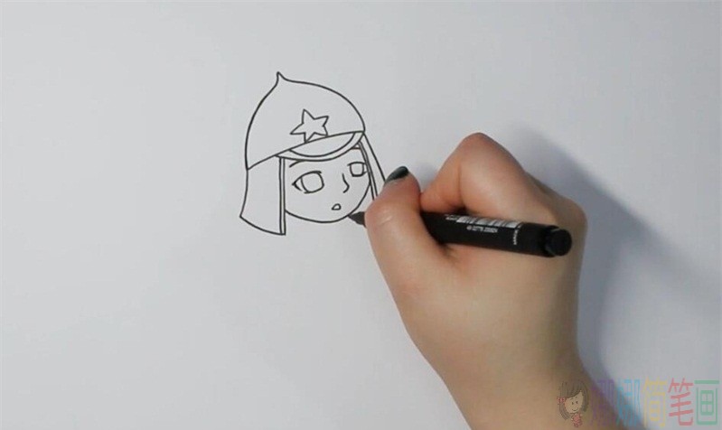 保尔柯察金简笔画,钢铁是怎样炼成的简笔画-2