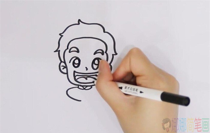 新婚夫妻人物简笔画-2