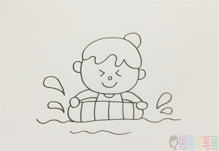 游泳简笔画-4