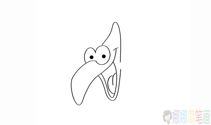 翼龙简笔画,翼龙儿童画-2