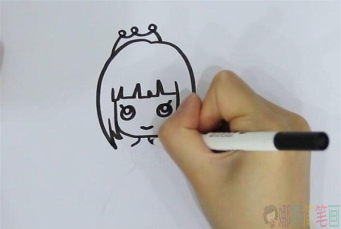 新娘简笔画,新娘怎么画-2