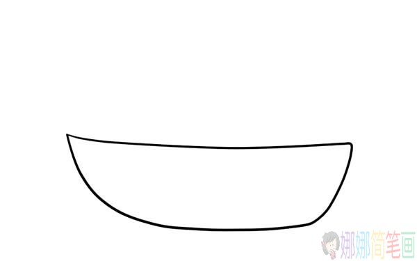 小帆船简笔画彩色,小帆船简笔画步骤-1