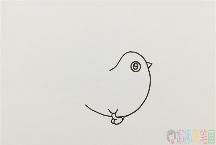 白鸽简笔画,和平鸽儿童画-3