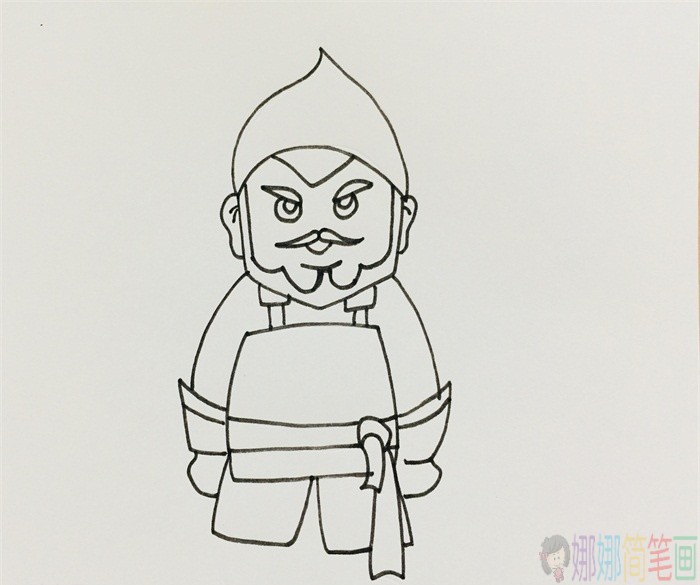 古代士兵简笔画,古代人简笔画-3