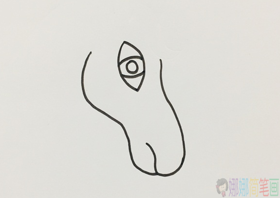马头简笔画,马头怎么画-2