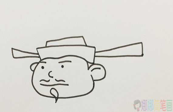 水浒传宋江人物简笔画-3