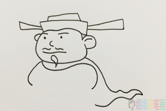 水浒传宋江人物简笔画-4