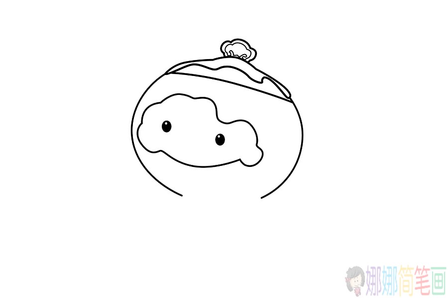 冬残奥会吉祥物雪容融简笔画-4