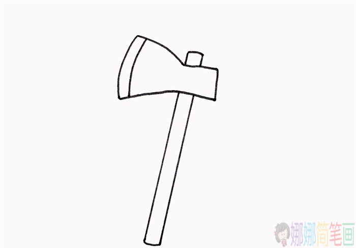 斧子简笔画,斧头怎么画-3