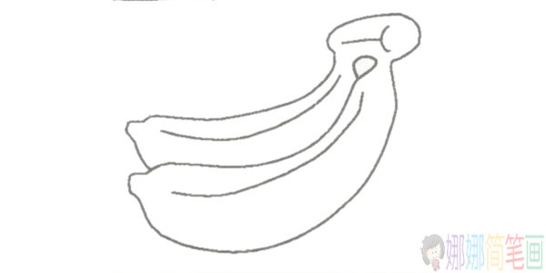 香蕉简笔画,香蕉怎么画-4