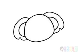 考拉树袋熊简笔画步骤-3