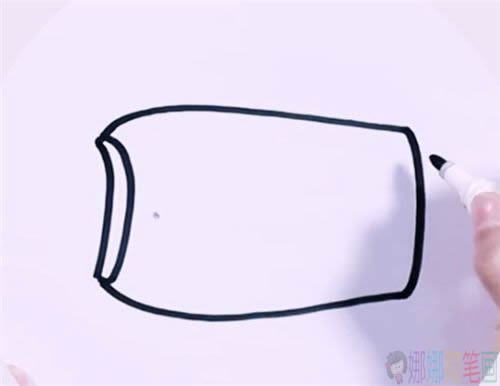 灯笼鱼简笔画画法-3