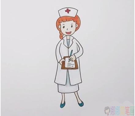 医生简笔画步骤教程-1