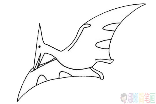 简笔画小恐龙可爱,恐龙简笔画图片大全-10