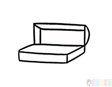 文具盒简笔画步骤图-5