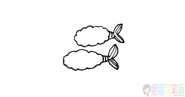 炸虾简笔画,油炸虾球简笔画-5