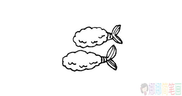 炸虾简笔画,油炸虾球简笔画-6
