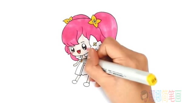 花仙子儿童简笔画教程-3