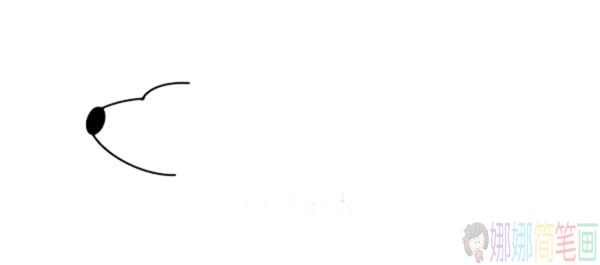 野狼简笔画画法步骤-2