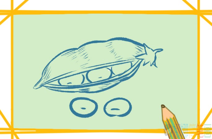 豌豆简笔画,豌豆怎么画-5
