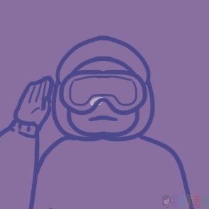 众志成城抗疫警察简笔画-4