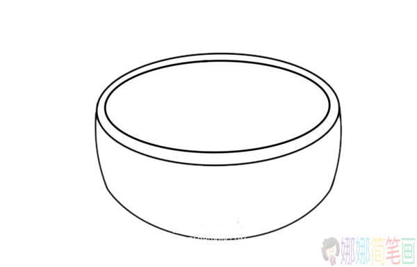 一碗热腾腾的汤食物简笔画-3