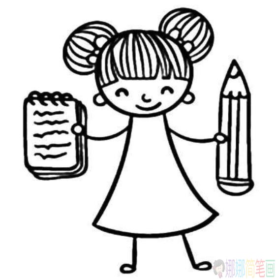 各种简单的幼儿人物简笔画图片-5