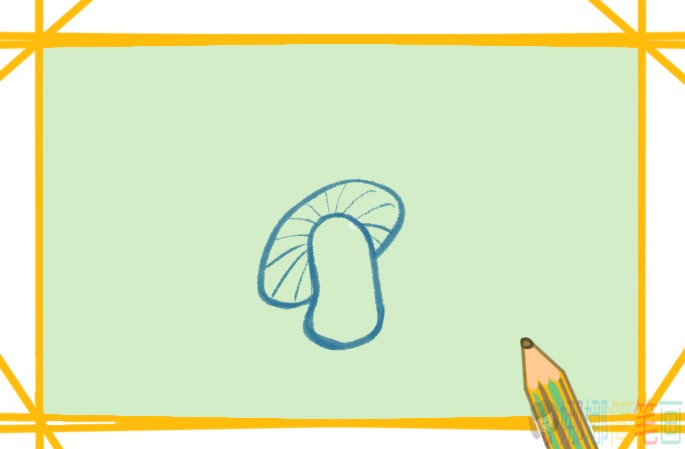 好看的小蘑菇简笔画-4